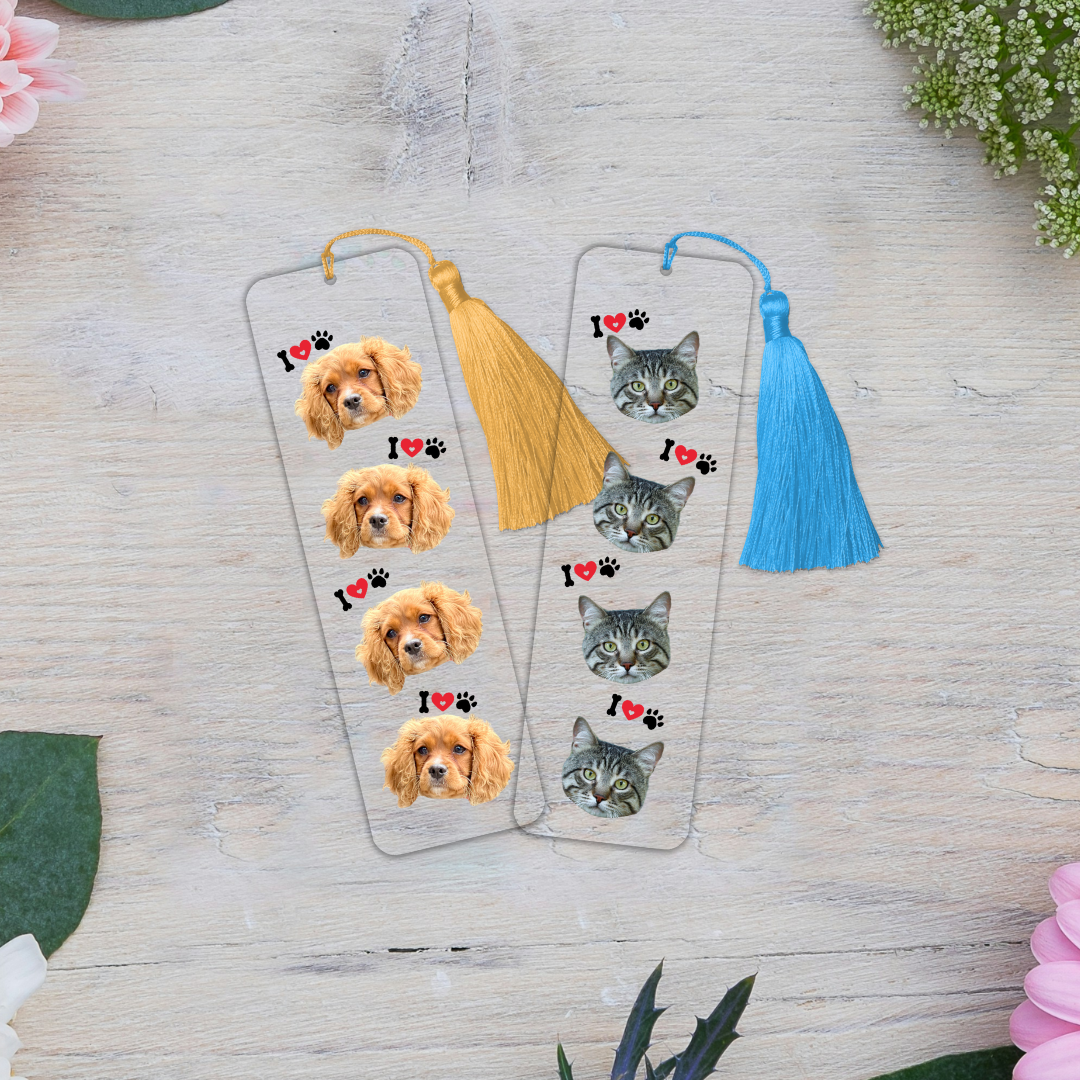 Your Pet’s Face on a Bookmark