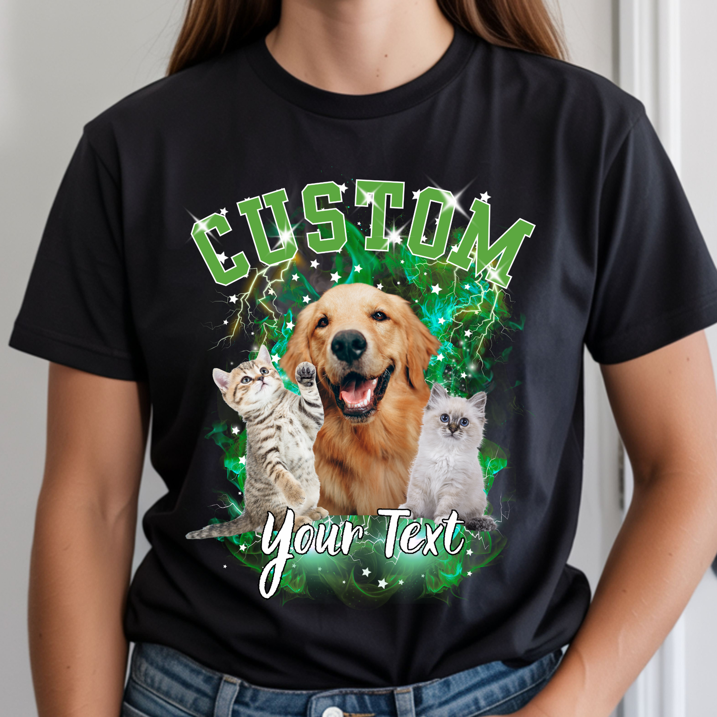Custom Bootleg Tee (Vintage Style) - Unisex Tshirt