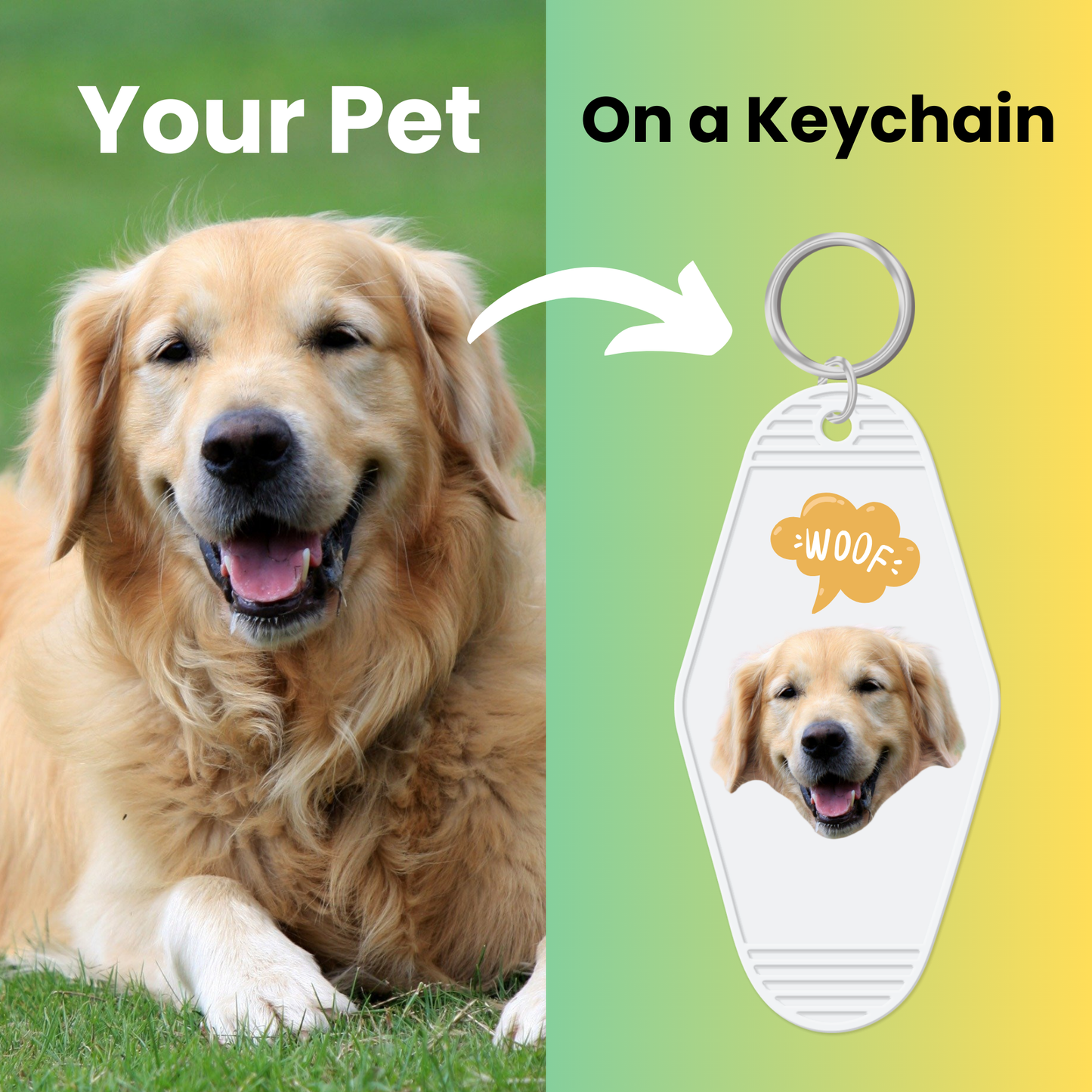 Your Pet’s Face on a Keychain