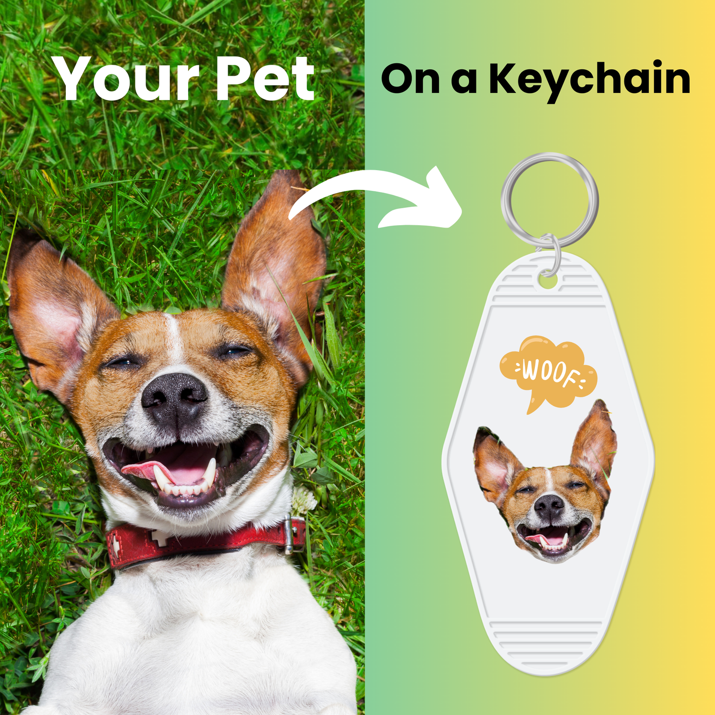 Your Pet’s Face on a Keychain