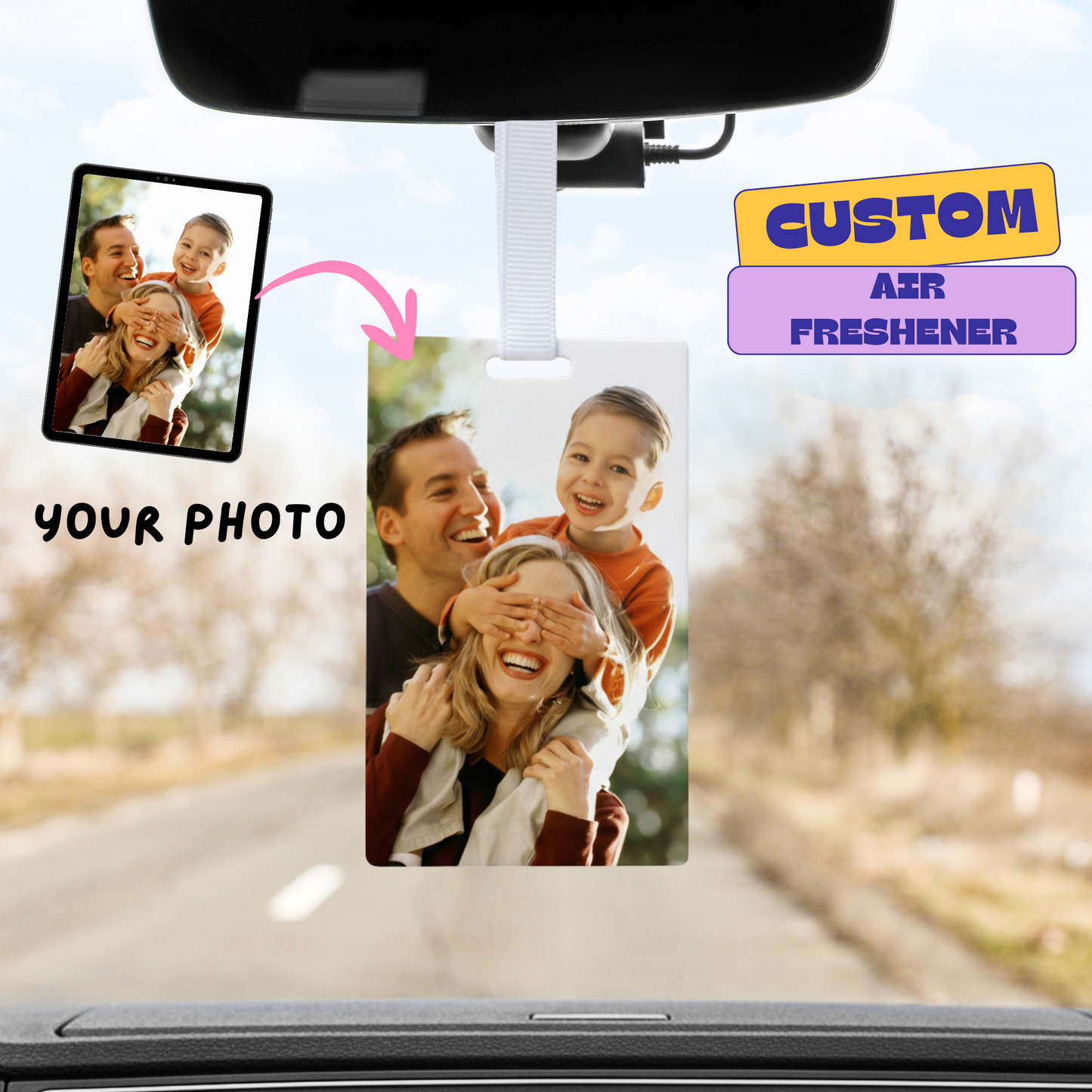 Custom Photo Air Freshener