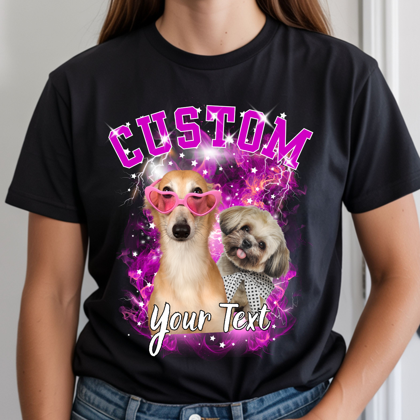 Custom Bootleg Tee (Vintage Style) - Unisex Tshirt