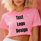 Custom Crop Tee - Unisex Tshirt