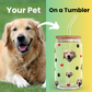 Your Pet’s Face on a Glass Tumbler
