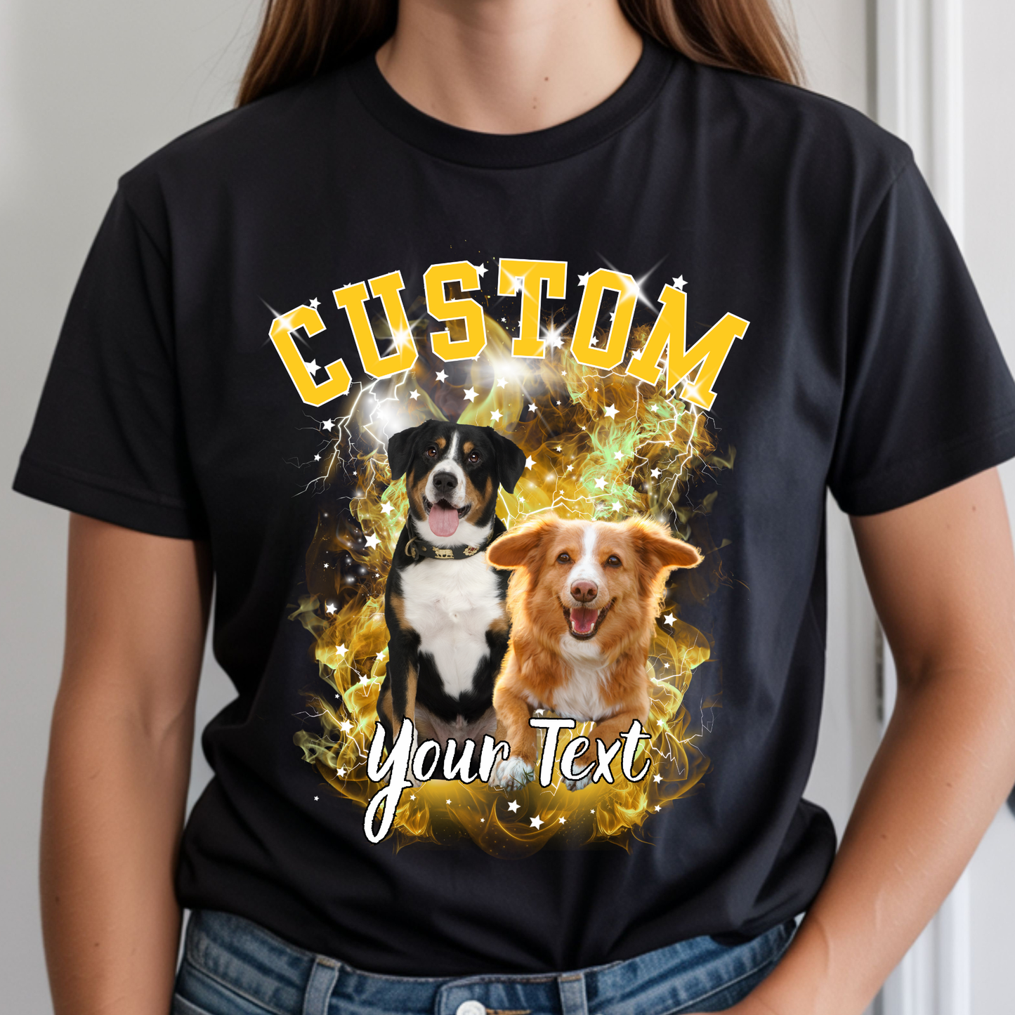 Custom Bootleg Tee (Vintage Style) - Unisex Tshirt
