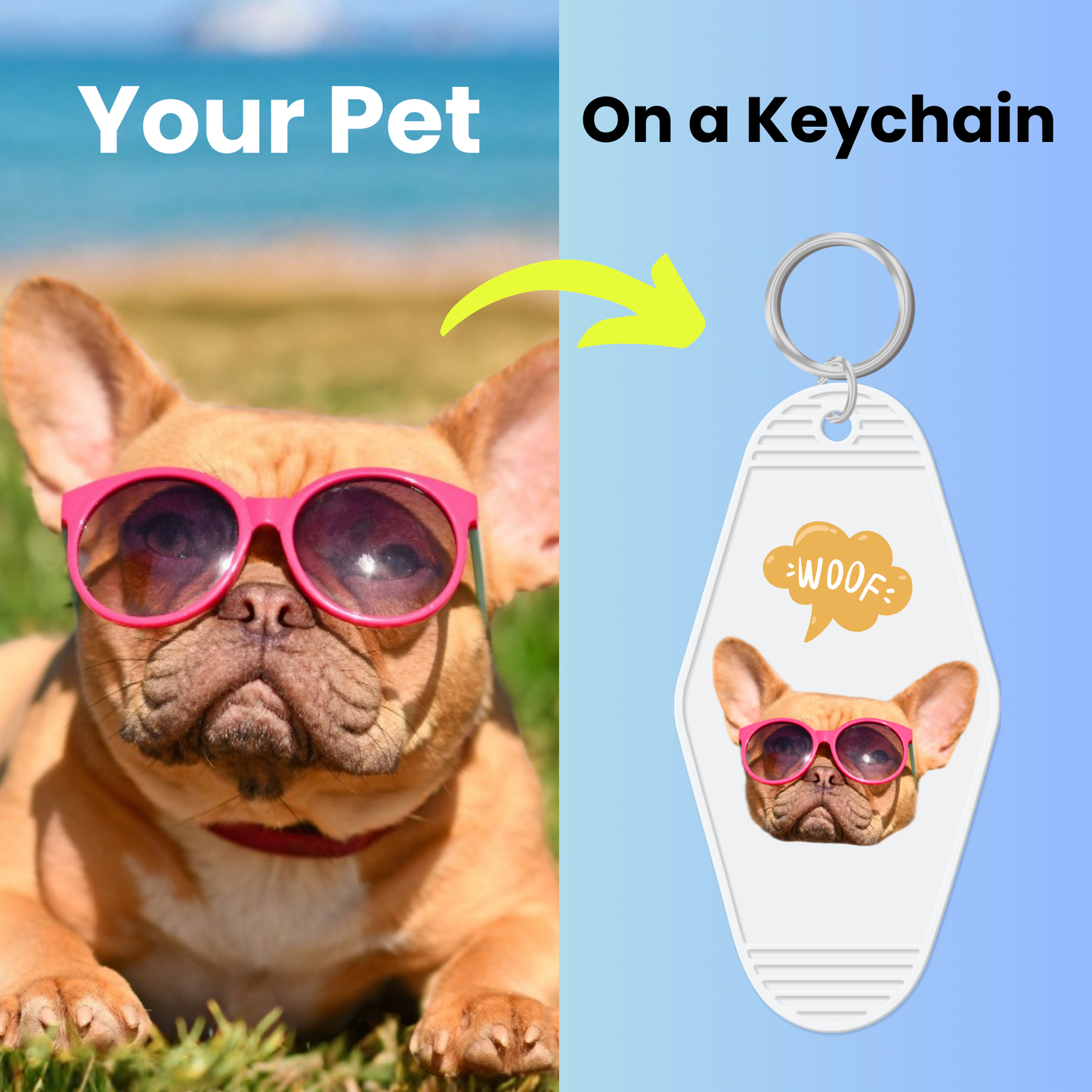 Your Pet’s Face on a Keychain