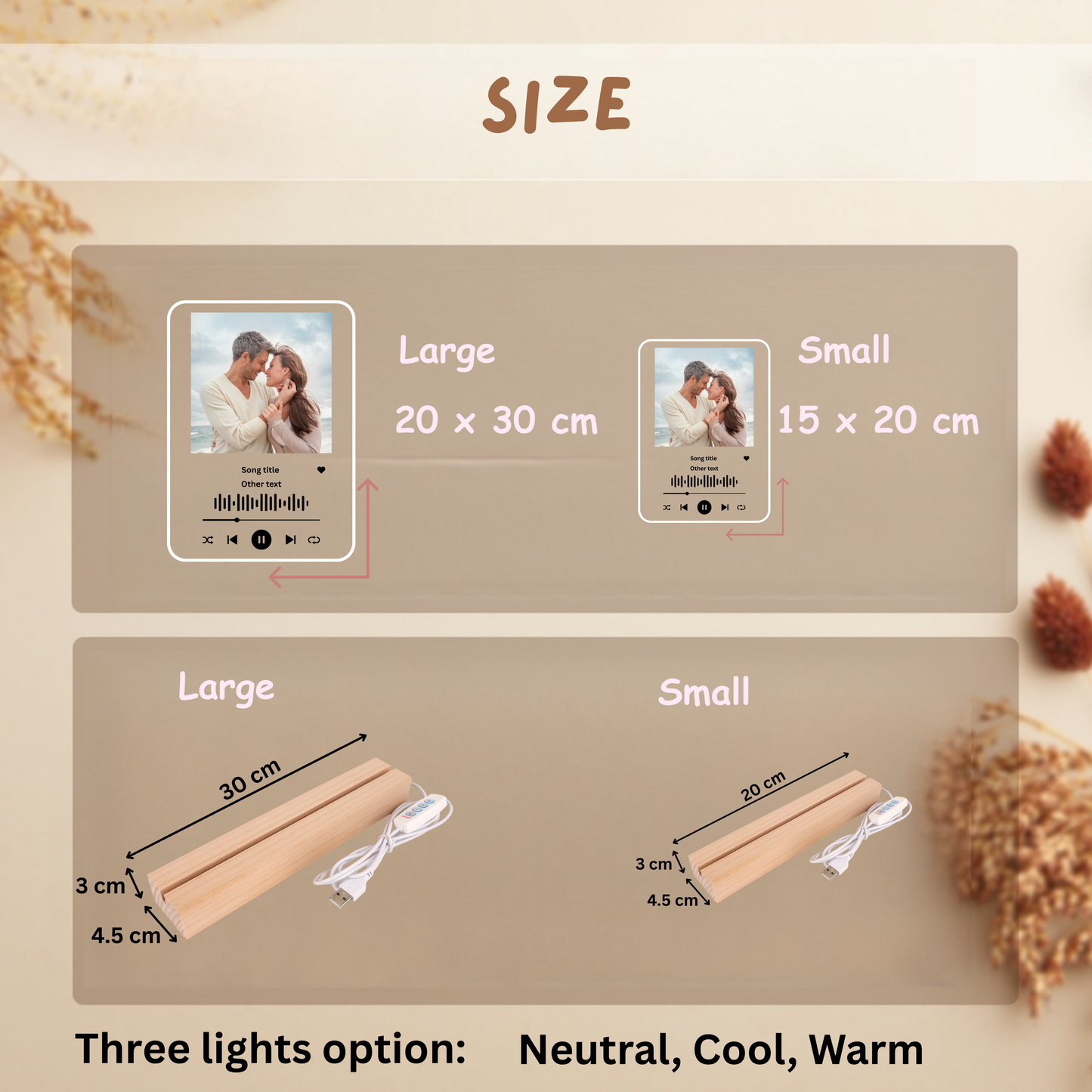 Custom Acrylic Song Plaque