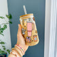 16oz Glass Tumbler - Autumn Vibes
