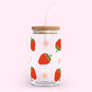 16oz Glass Tumbler - Strawberry Lover