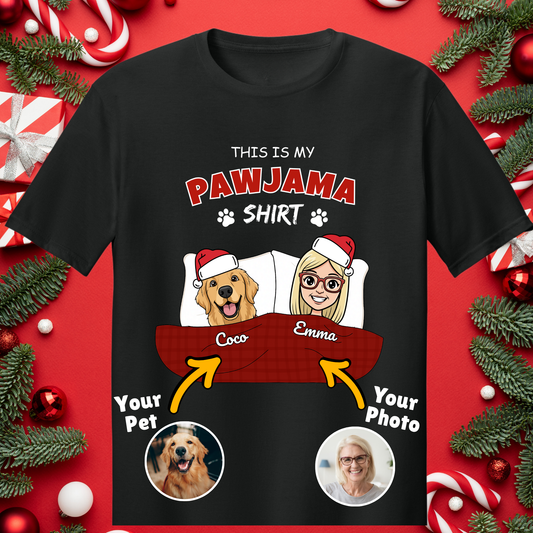 Custom Pawjama Tee - Unisex Tshirt (Christmas Edition)