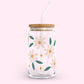 16oz Glass Tumbler - Pure Daisy