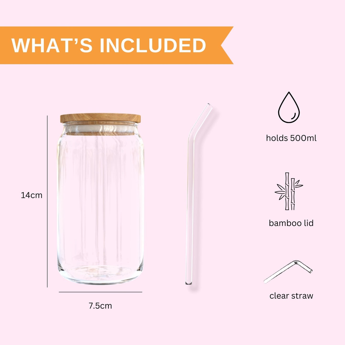16oz Glass Tumbler - Born to Read, Forced to Work